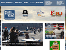 Tablet Screenshot of castlecountryradio.com